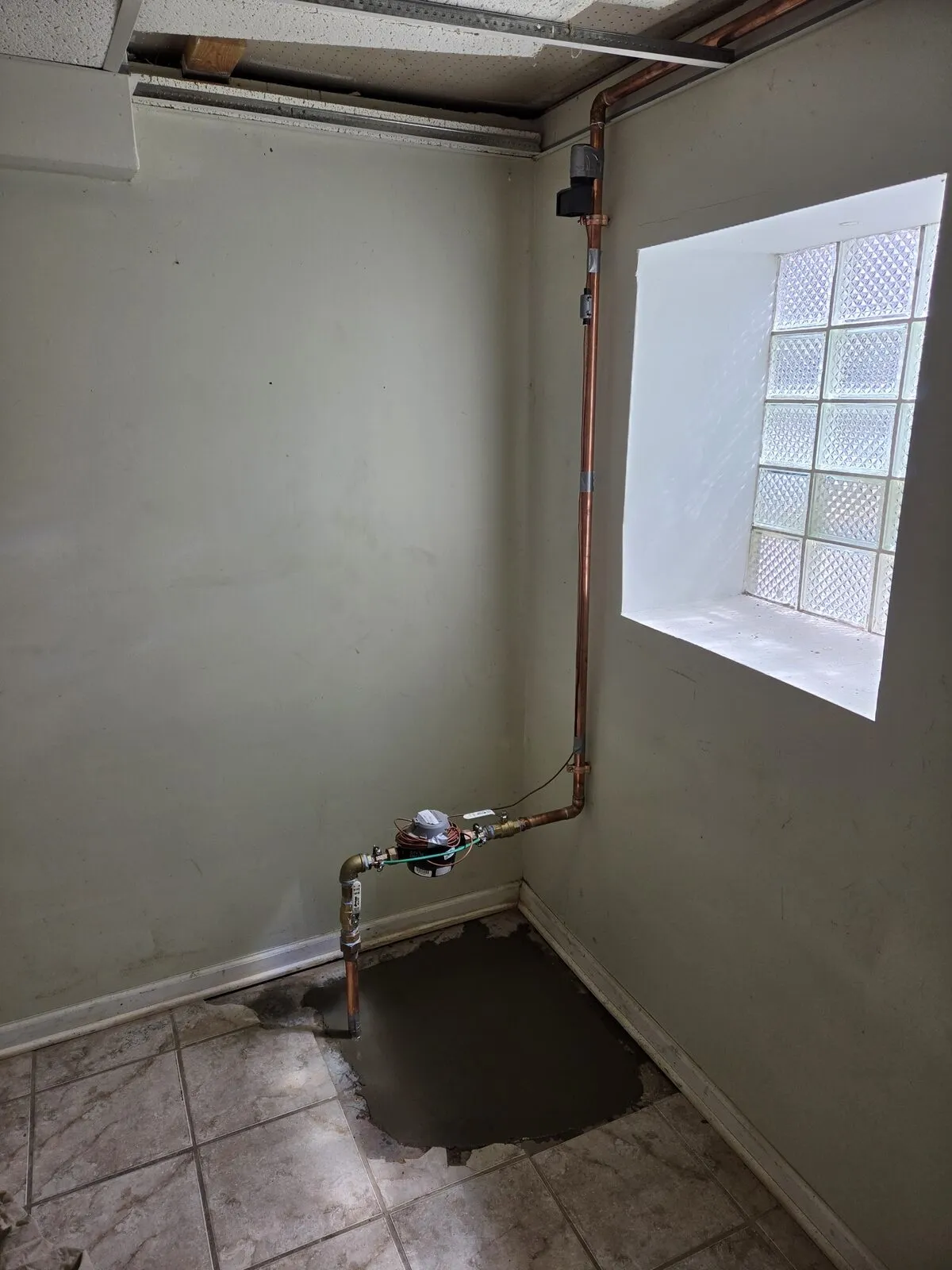 Lead service line replacement — source photograph interior 01