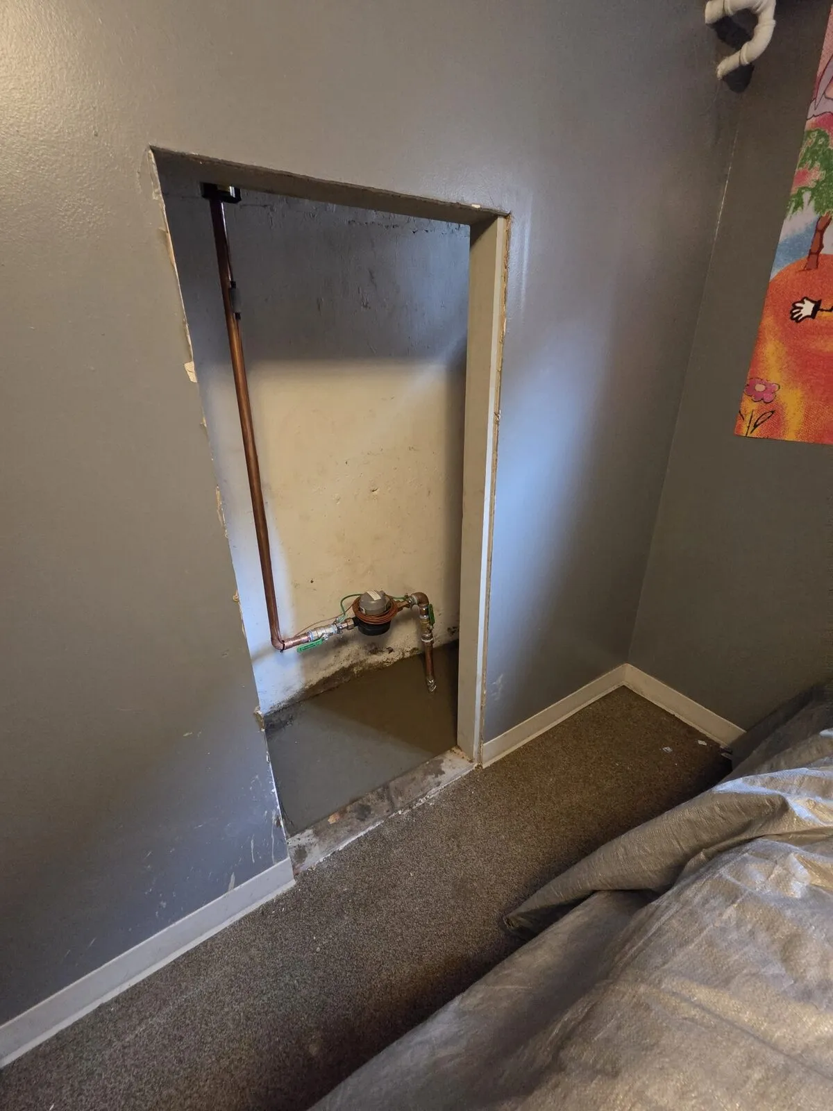 Lead service line replacement — source photograph interior 03